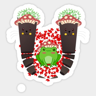 cute cute frog Sticker